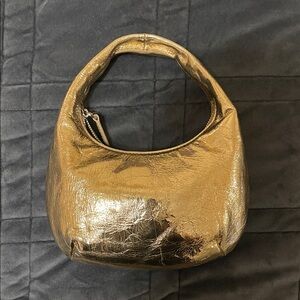 Gold Metallic Women's Bag